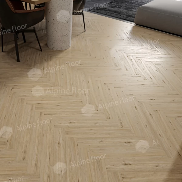 Ламинат Alpine Floor Herringbone 8 LF102-1 Дуб Лион