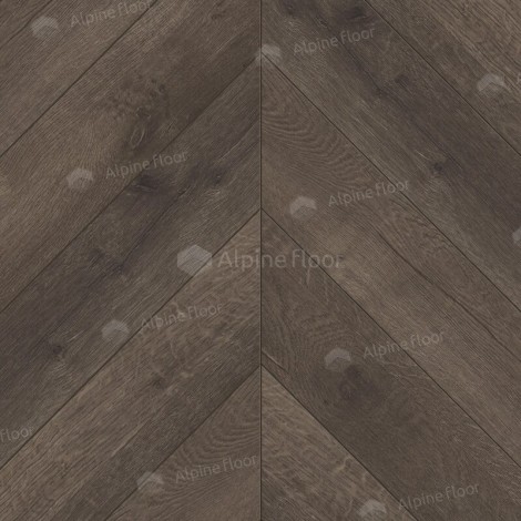 ПВХ-плитка Alpine Floor Дуб Антарес коллекция Chevron Alpine LVT ECO 20-9