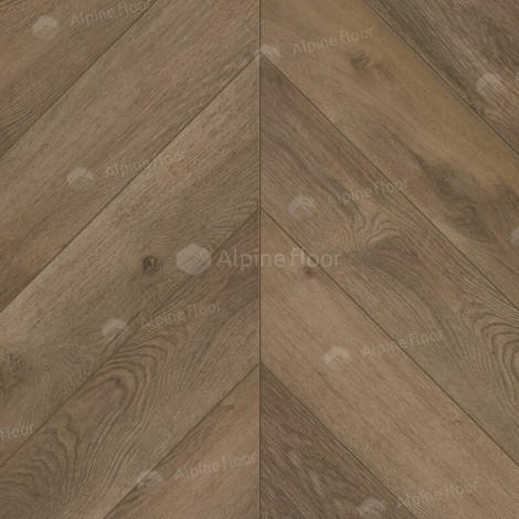 ПВХ-плитка Alpine Floor Дуб Насыщенный коллекция Chevron Alpine LVT ECO 20-4