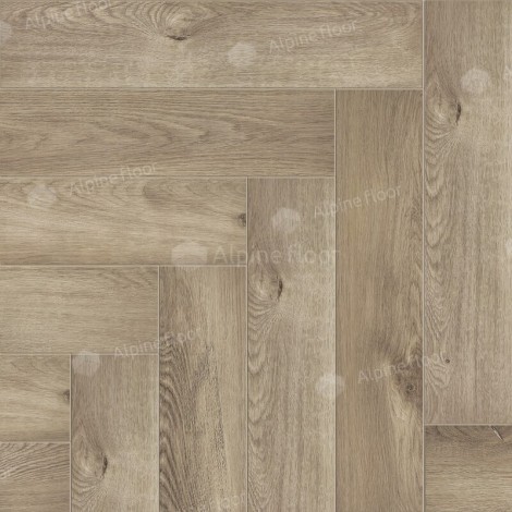 ПВХ-плитка Alpine Floor Дуб Натуральный Отбеленный коллекция Parquet LVT ECO 16-5