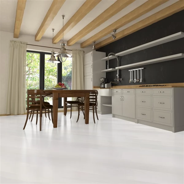 Паркетная доска Barlinek Ясень Лайм Сорбет Белый Гранде (Ash Lime Sorbet White Grande) 5Gc коллекция Pure - 1W1000489