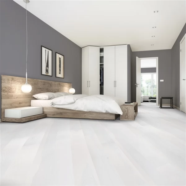 Паркетная доска Barlinek Ясень Лайм Сорбет Белый Гранде (Ash Lime Sorbet White Grande) 5Gc коллекция Pure - 1W1000489