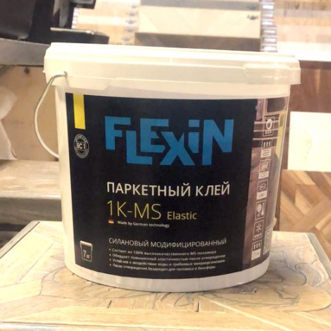 Клей паркетный силановый модифицированный Flexin 1K-MS Elastic 7 кг