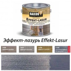Специальная краска Saicos Effekt-Lasur для деревянных фасадов с эффектом металлика 1199 Effekt-жемчужный 125 мл
