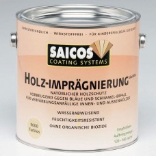 Пропитка древесины Saicos Holz-Impragnierung biozidfrei для влажных помещений 9000 2500 мл