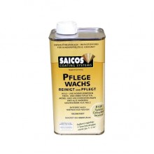 Средство с содержанием воска Saicos Pflegewachs для очистки и ухода за паркетом 8111 белый прозрачный 300 мл