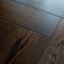 Инженерная доска Damy Floor Дуб Каштановый коллекция Luxury Английская Ёлка Евростандарт 600 х 120 х 15 мм