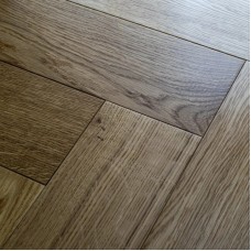 Инженерная доска Damy Floor Дуб Натуральный коллекция Luxury Английская Ёлка Рустик 600 х 120 х 15 мм