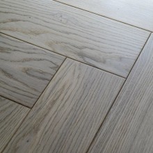 Инженерная доска Damy Floor Дуб Ванильный коллекция Luxury Английская Ёлка Рустик 600 х 120 х 15 мм