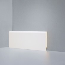 Плинтус Deartio Кремовый МДФ коллекция Белый и цветной U 102-80 9010