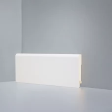 Плинтус Deartio Кремовый МДФ коллекция Белый и цветной U 102-80 9010