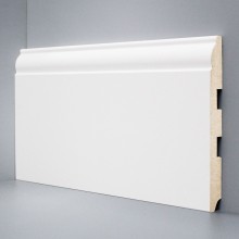 Плинтус Deartio Белый МДФ коллекция Белый и цветной U 104-150