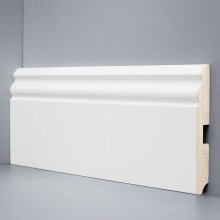 Плинтус Deartio Белый МДФ коллекция Белый и цветной U 105-120 16 мм