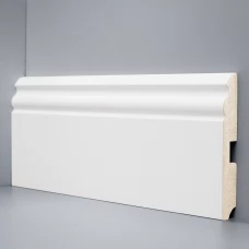 Плинтус Deartio Белый МДФ коллекция Белый и цветной U 105-120 16 мм