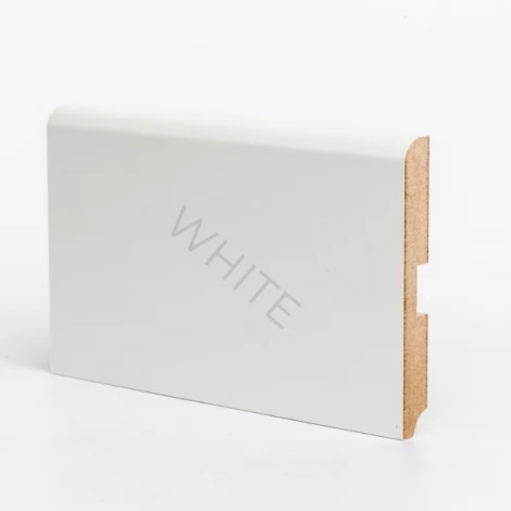 Плинтус МДФ DeARTIO Эконом белый W 02-120