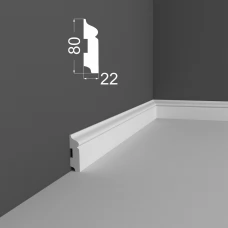 Плинтус МДФ DeARTIO под покраску Р11.80.22