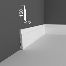 Плинтус МДФ DeARTIO под покраску Р13.150.22