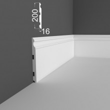 Плинтус МДФ DeARTIO под покраску Р16.200.16