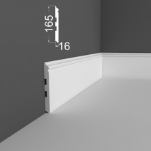 Плинтус МДФ DeARTIO под покраску Р21.165.16