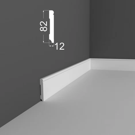 Плинтус МДФ DeARTIO под покраску Р22.82.12 Плинтус МДФ DeARTIO под покраску Р22.82.12