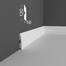 Плинтус МДФ DeARTIO под покраску Р3.120.16