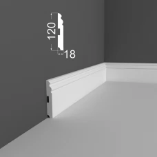 Плинтус МДФ DeARTIO под покраску Р5.120.18