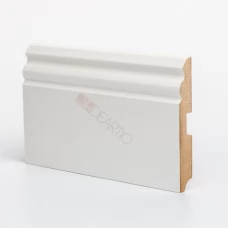 Плинтус Deartio Белый МДФ коллекция Белый и цветной U 105-120 18 мм