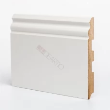 Плинтус Deartio Белый МДФ коллекция Белый и цветной U 105-150 18 мм