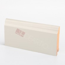 Плинтус Deartio Кремовый МДФ коллекция Белый и цветной U 126-80 9010