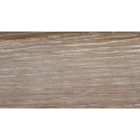 Плинтус деревянный DL Profiles Р12 Дуб Серебро 75мм 2.4м