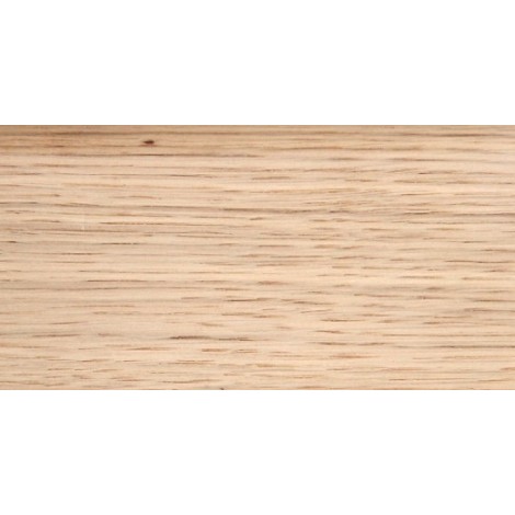 Плинтус деревянный DL Profiles G8 Дуб Белый Шёлк 75мм 2.4м