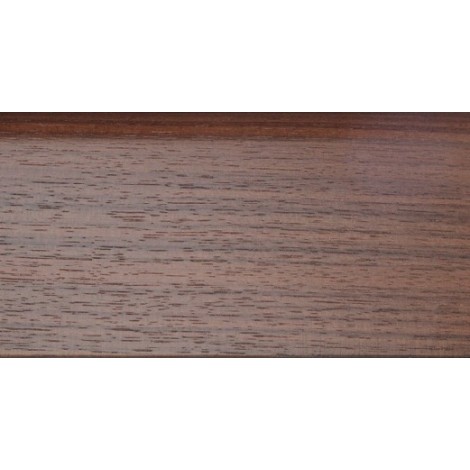 Плинтус деревянный DL Profiles С16 Орех Темный 75мм 2.4м