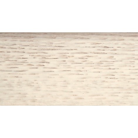 Плинтус деревянный DL Profiles 031 Ясень Белый 75мм 2.4м