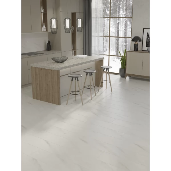 Ламинат Egger 2023 PRO Laminate Large Aqua+ 33 класс 8 мм (Россия) EPL245 Мрамор Леванто белый