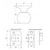 Защёлка Rucetti HK-01 PC