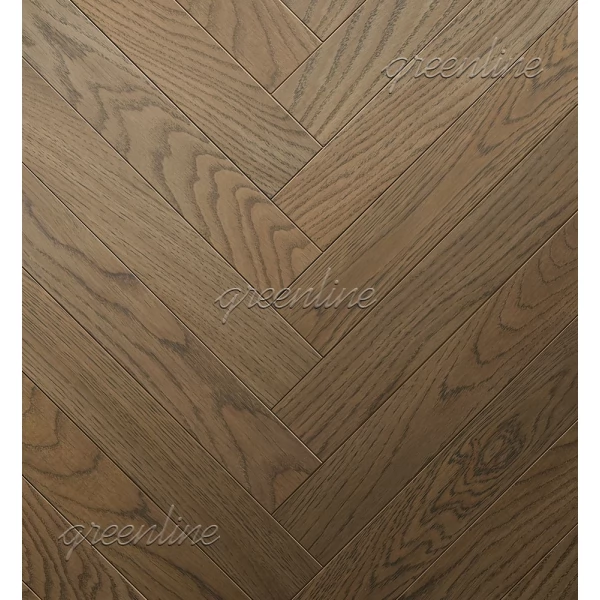 Инженерная доска GreenLine Английская елка Extra 702 Дуб Легенд 600 x 127 мм