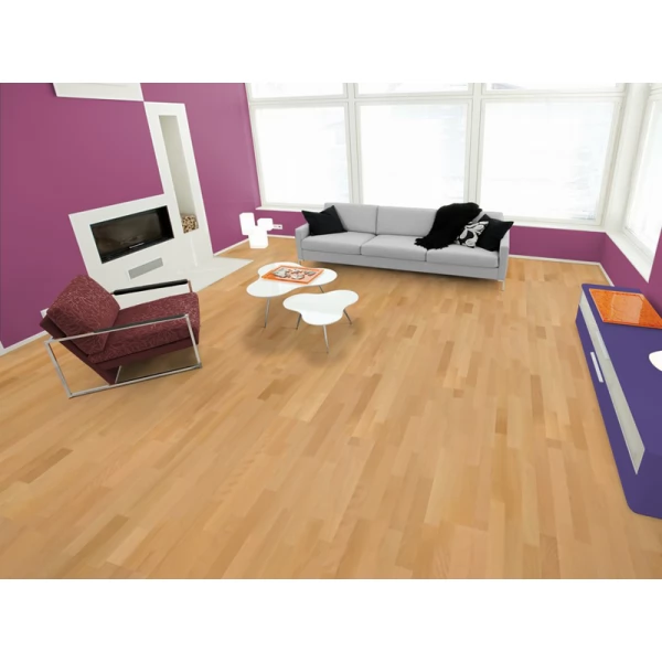 Паркетная доска Karelia коллекция Трехполосная Бук натур