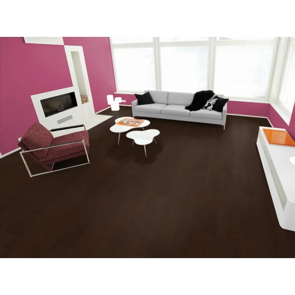 Паркетная доска Karelia коллекция Трехполосная Дуб dark chocolate