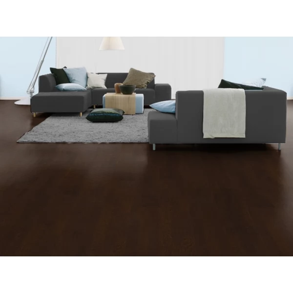 Паркетная доска Karelia коллекция Трехполосная Дуб dark chocolate