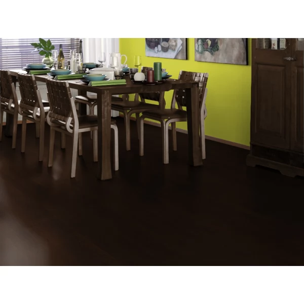 Паркетная доска Karelia коллекция Трехполосная Дуб dark chocolate