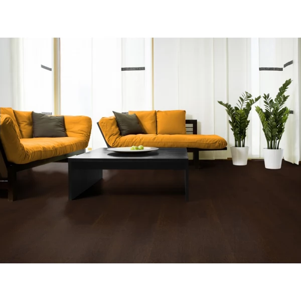 Паркетная доска Karelia коллекция Трехполосная Дуб dark chocolate