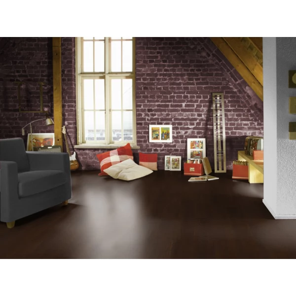 Паркетная доска Karelia коллекция Трехполосная Дуб dark chocolate