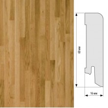 Плинтус Karelia Oak Nature шпон 15 x 60 мм