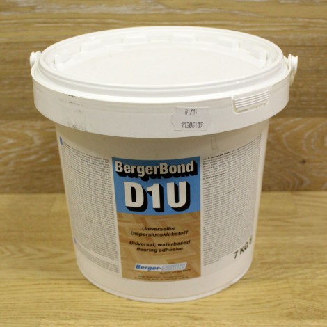 Однокомпонентный дисперсионный клей для ПВХ, резиновых и текстильных покрытий, винила, линолеума BergerBond D1U (Германия) 22 кг