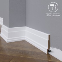 Плинтус Madest Decor 08-088-16 грунт под покраску pr0808816