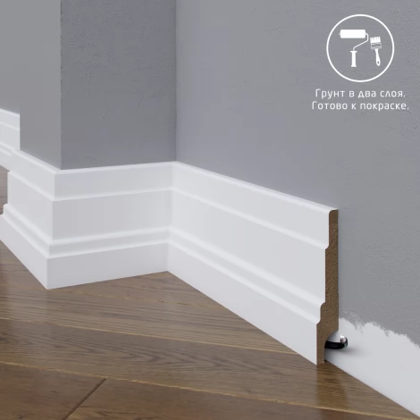 Плинтус Madest Decor 08-100-22 грунт под покраску pr0810022