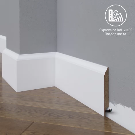 Плинтус Madest Decor 16-100-16 эмаль по RAL, NCS col1610016 Плинтус Madest Decor 16-100-16 эмаль по RAL, NCS col1610016