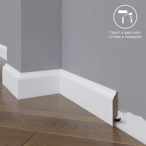 Плинтус Madest Decor 16-064-16 грунт под покраску pr1606416