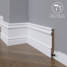 Плинтус Madest Decor 17-120-18 грунт под покраску pr1712018