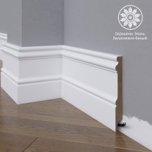 Плинтус Madest Decor 17-136-18 белая базовая эмаль w1713618